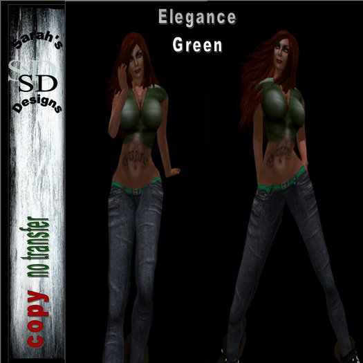 Elegance Green Pants & Top