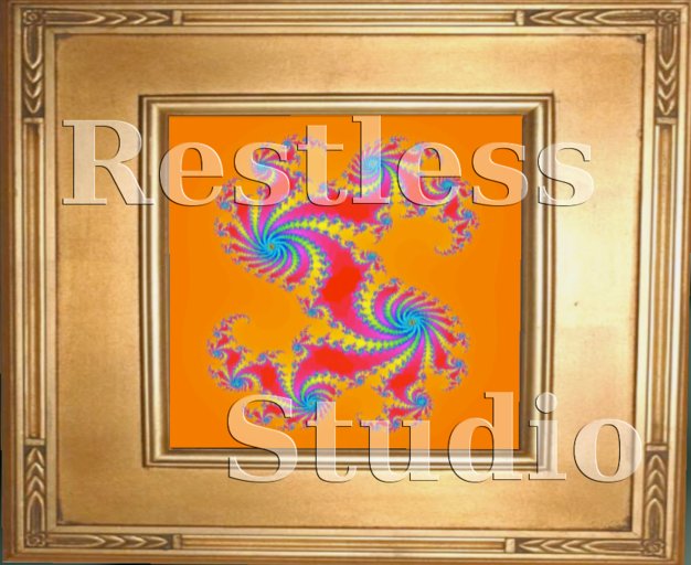Dragon Fractal (framed)