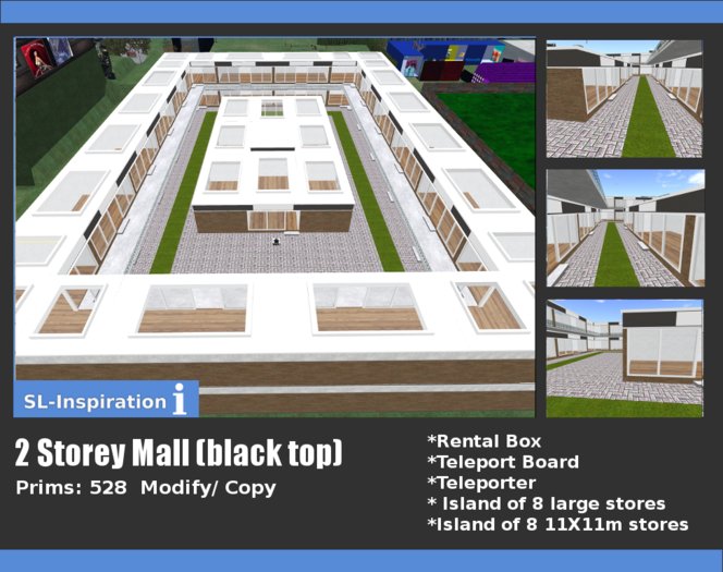 2 Storey Mall (with black textured top)