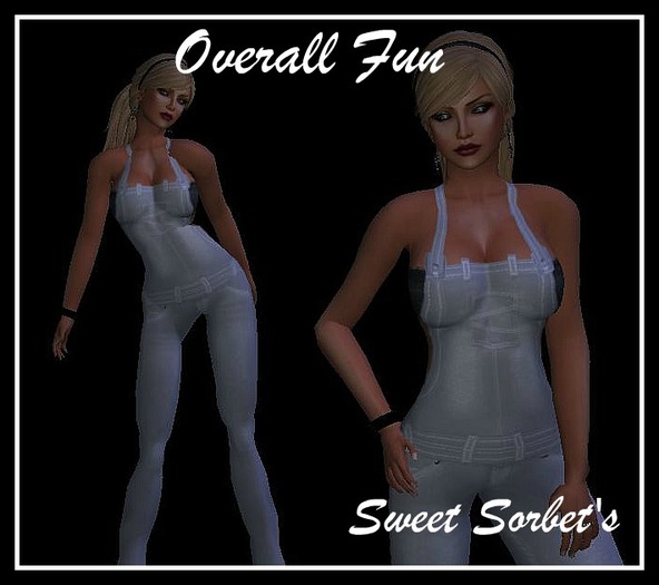 Sweet Sorbet's Overall Fun -Black