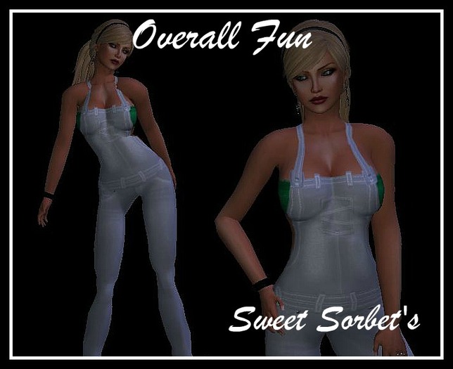 Sweet Sorbet's Overall Fun - Green