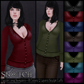 :::Sn@tch Dazzle Long Sweaters (Darks):::