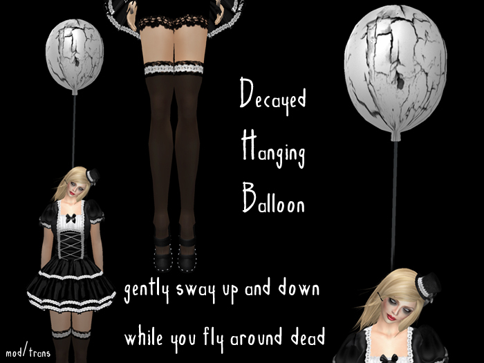 Animated Decayed Hanging Balloon to Wear - MOD/TRANS
