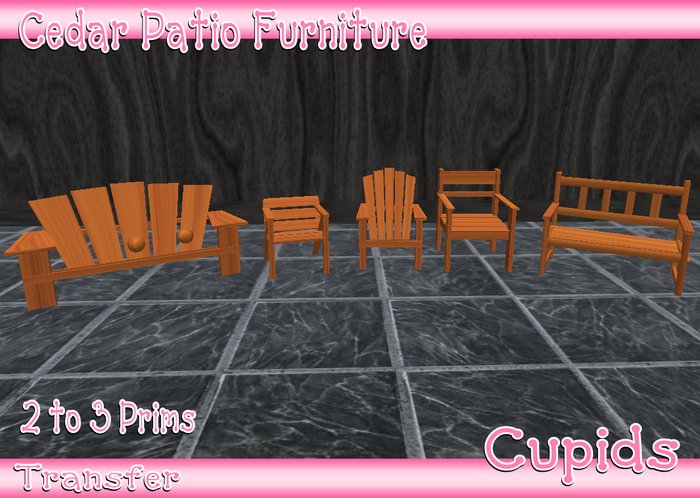 Cedar Patio Furniture