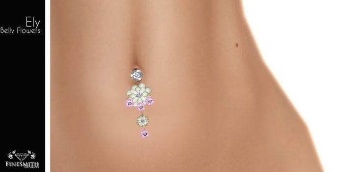 Finesmith belly jewell- Ely pink