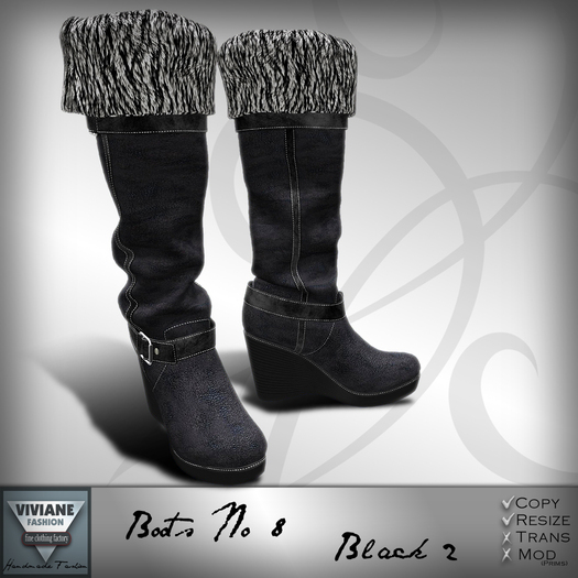 VF Boots No8 Black#2 