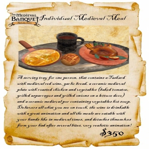 Individual medieval meal (boxed)