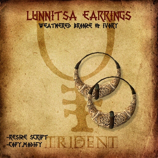 Lunnitsa Earrings [Bronze] 
