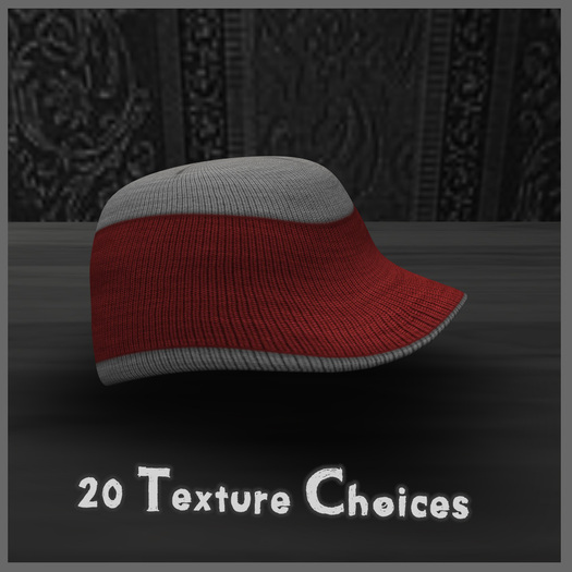 DERP. Wool Cap - Whites *MESH*
