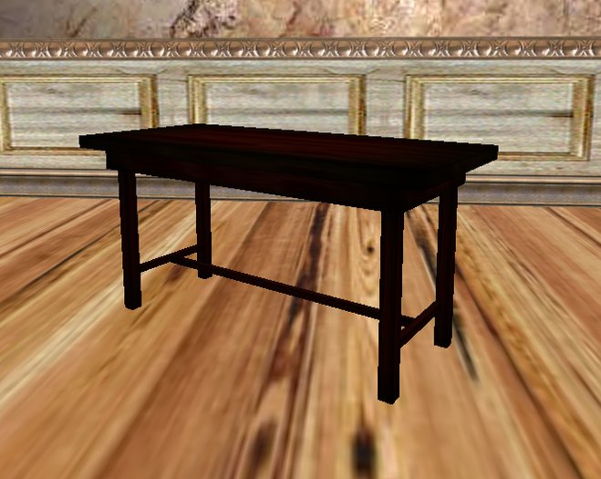 Dark Cherry Sofa Table