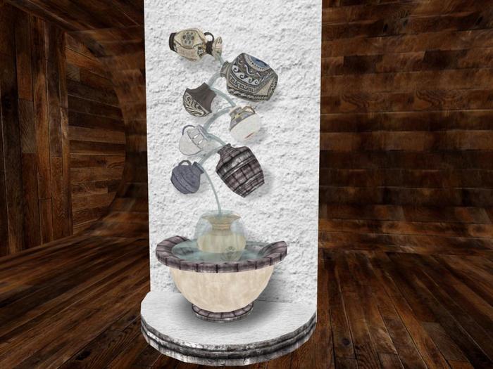 Urn Fountain Mediterranean