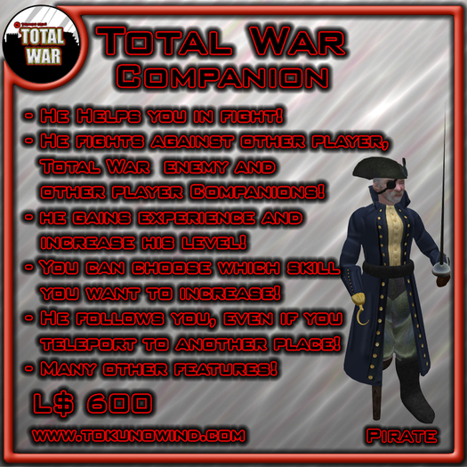 Total War Companion Pirate