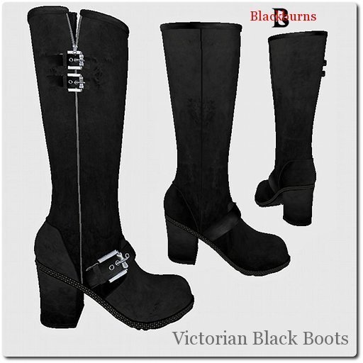 Blackburns Victorian Black Boots
