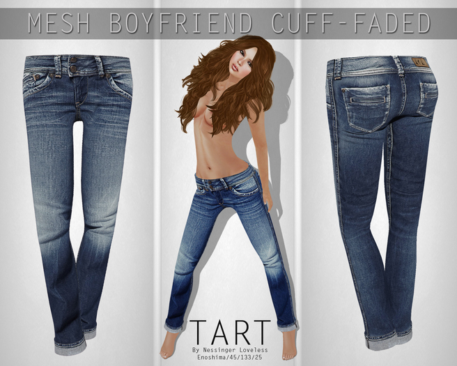 jaded - Mesh Boyfriend Cuff - Faded