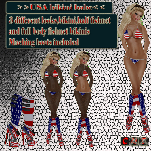 USA bikini babe