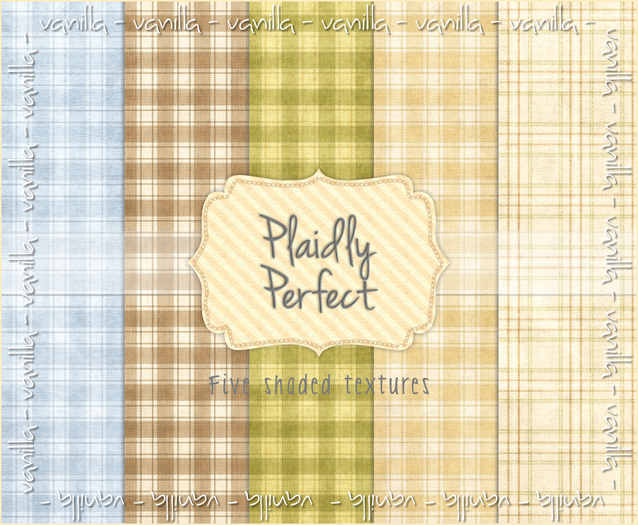 Vanilla - Plaidly Perfect