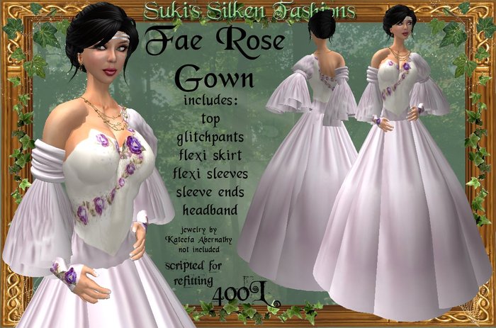 !~SSF~! Fae Rose Gown