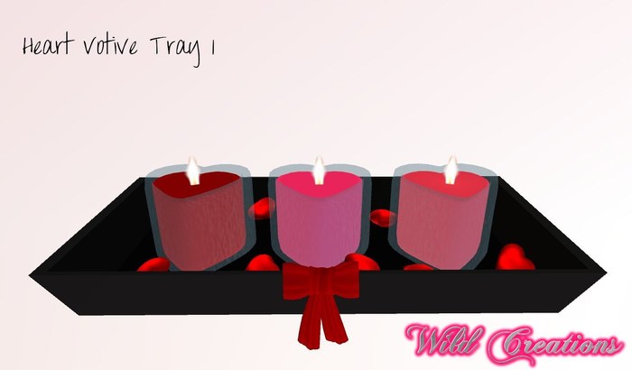 Heart Votive Tray 1