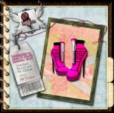 . Lexipedia . Pink & Black Sneaker Heel 