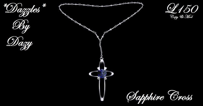 Silver Sapphire Cross Vendor 2
