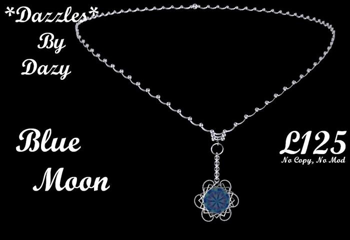 Silver Blue Moon Hope Necklace Box