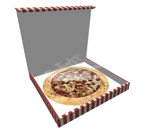 CB BOXED Pizza Peperoni Salame in  Box