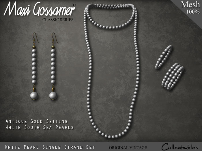 Necklace - White South Sea Pearl Set