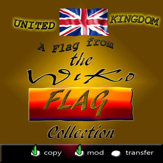 WIKO * FLAG UNITED KINGDOM - Full ANIMATED 