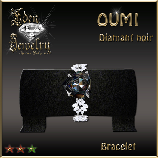 BRACELET OUMI DIAMANT NOIR
