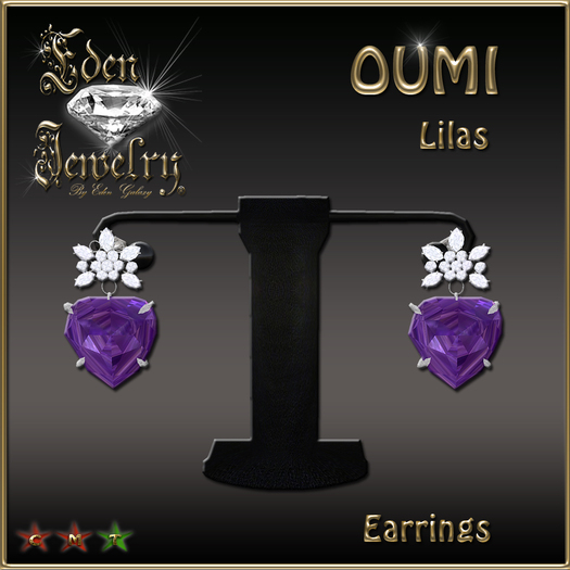 EARRINGS OUMI LILAS