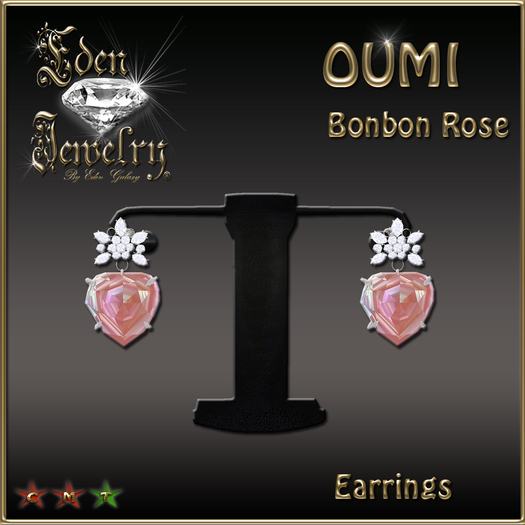 EARRINGS OUMI BONBON ROSE