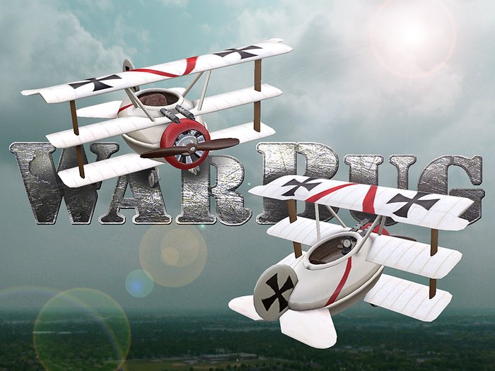 WarBug Airplane - Red V