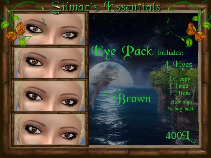 Silmaes Essentials - Eyes - Brown