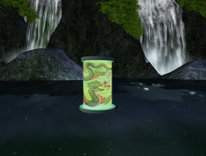 Green Dragon Floating Lantern