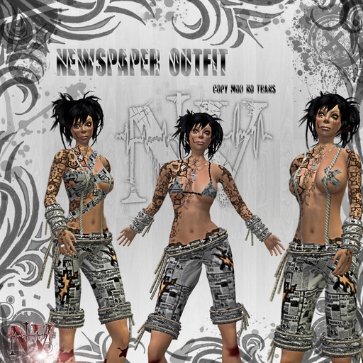 [NV] NEWSPAPER OUTFIT BOX