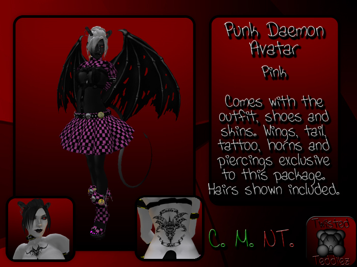 {T.t} Punk Daemon Avatar - Pink