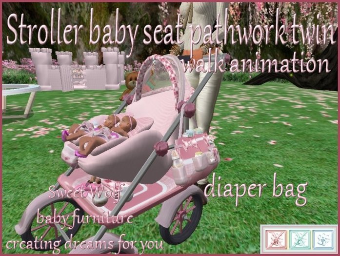 STROLLER BABY SEAT PATHWORK TWIN