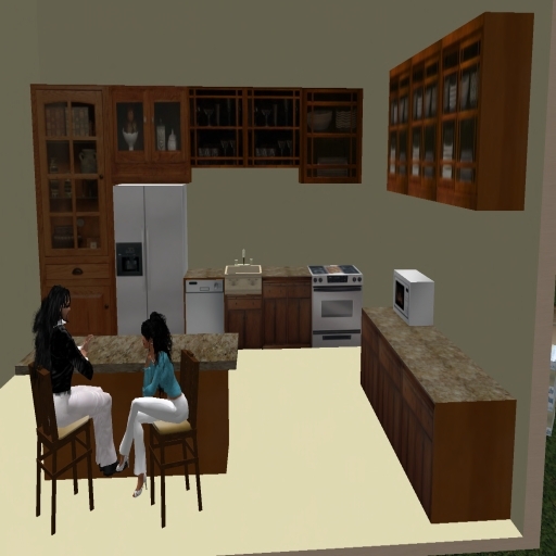 Walnut Kitchen Unit BTS ALMOST FREE