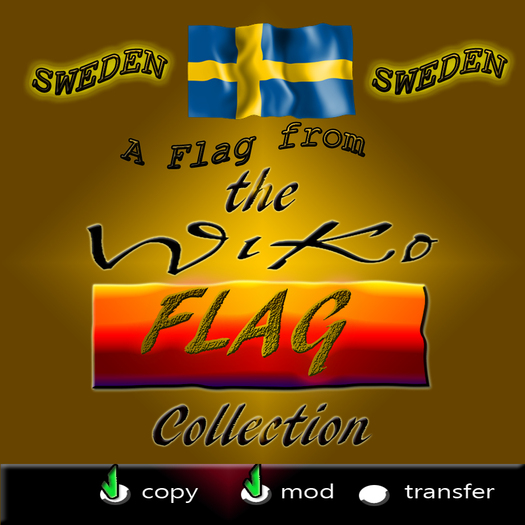 WIKO * FLAG SWEDEN - Full ANIMATED 