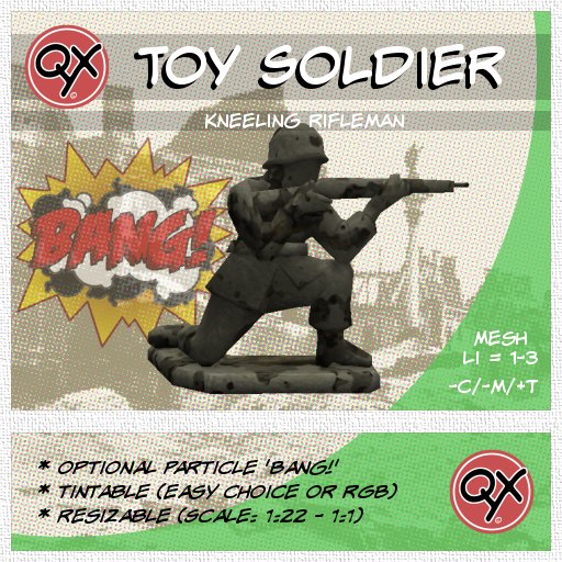.:QyxToys:. * Kneeling Rifleman (Toy Soldier) * Deluxe