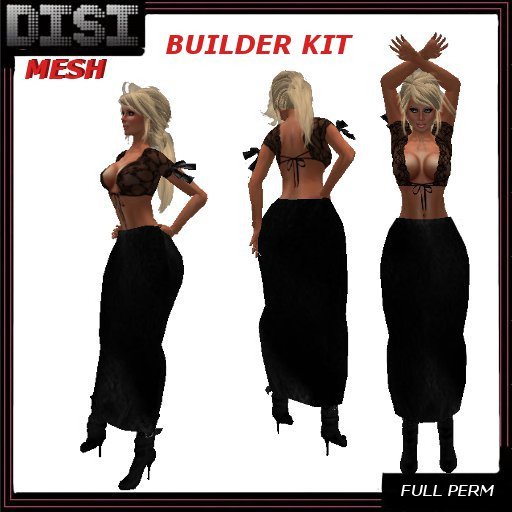 DISI black skirt mesh builder kit