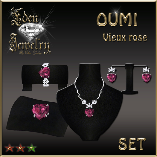 SET OUMI VIEUX ROSE