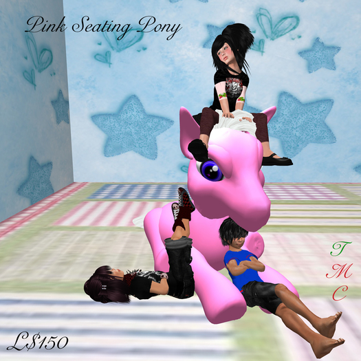 Pink Seating Pony