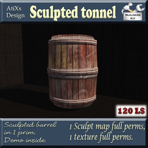 Sculpted tonnel / barrel