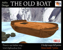 Sculpted Old Boat (box)