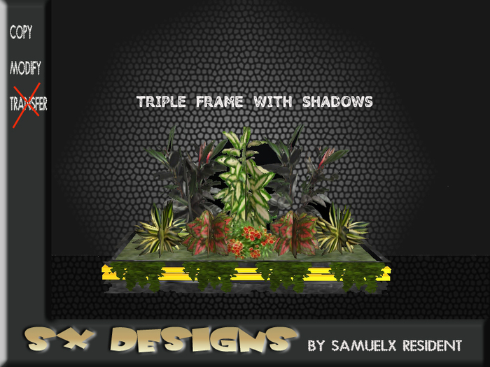 planter with plants/planter con plantas decorativas