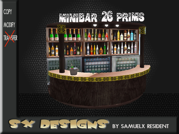Minibar 26 prims