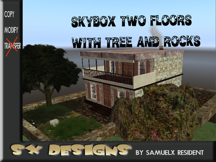 skybox woodlands  with rocks/ skybox con terrenos arbol rocas