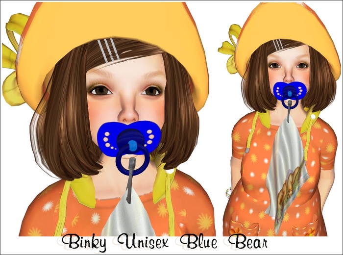 Binky Unisex Blue Bear