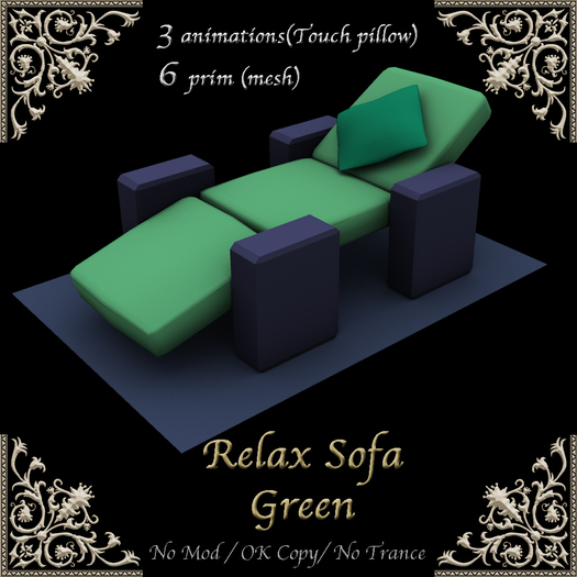 *Miroku*Relax Sofa Green(BOX)